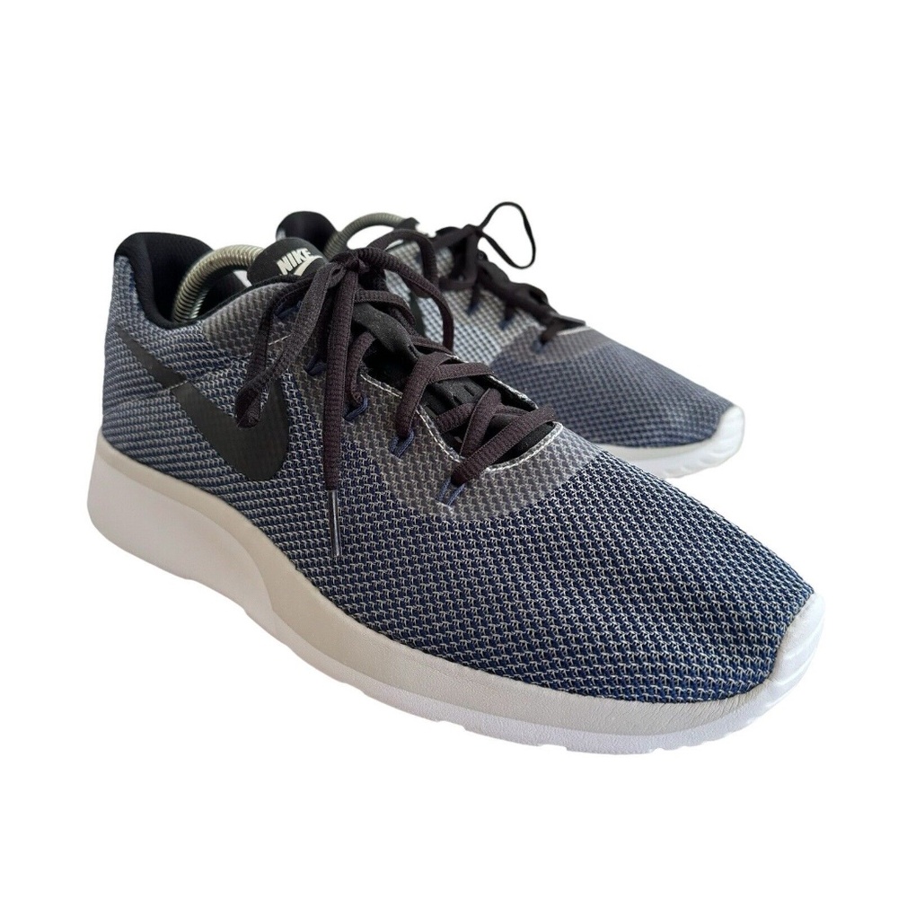Nike Tanjun Racer Men's Size 10 Running Shoe Black Gray Navy 921669-005 Sneakers